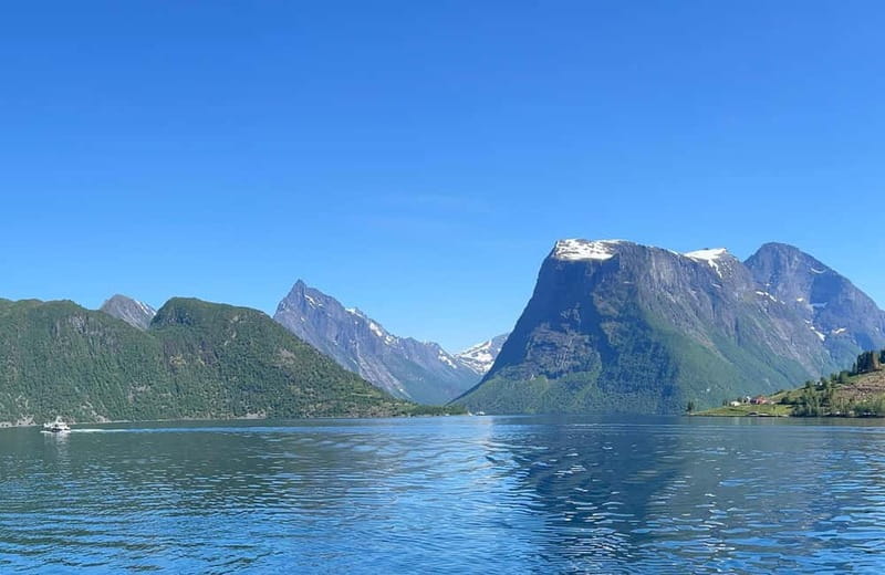 All About the Fjords, in one tour by bus & boat from Ålesund - Thirty minutes around Hellesylt’s waterfall
