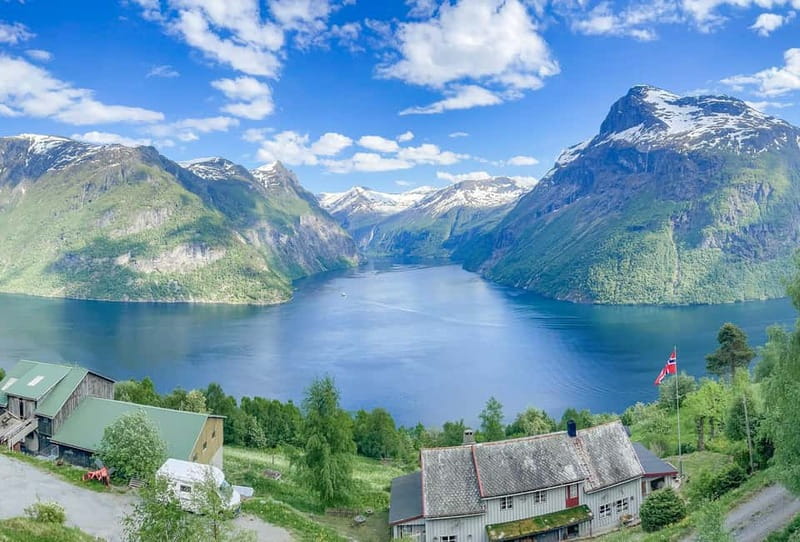All About the Fjords, in one tour by bus & boat from Ålesund - Across Storfjord by ferry