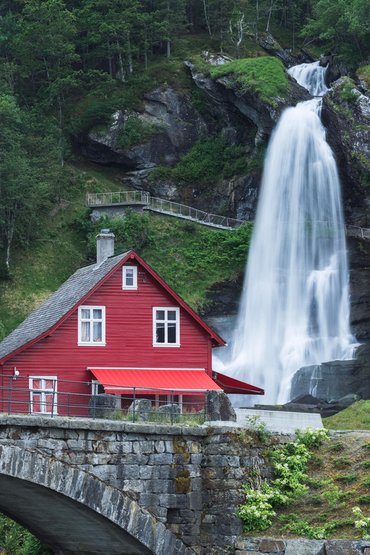 Bergen: Private Waterfalls and Wonders of Fjord Norway - Osterfjord and the road out of Bergen