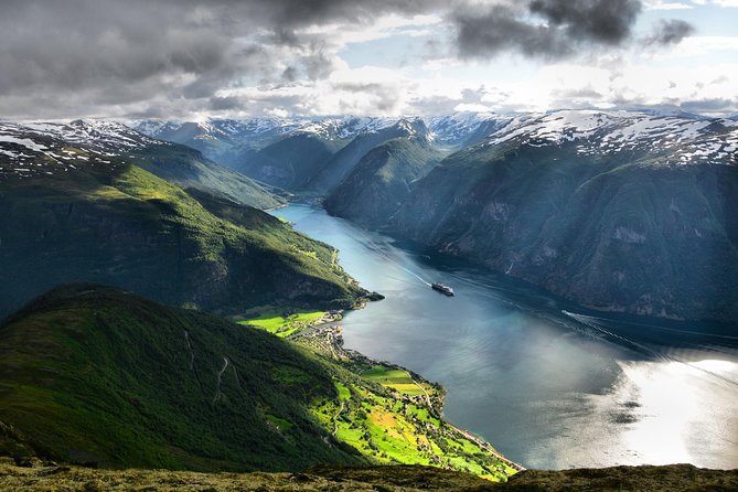 Bergen to Sognefjord Private Roudtrip with Cruise and Flasmbana - Stalheim brings the day’s strongest mountain view