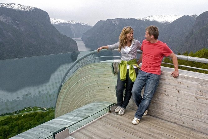 Bergen to Sognefjord Private Roudtrip with Cruise and Flasmbana - Stegastein can add a dramatic viewpoint