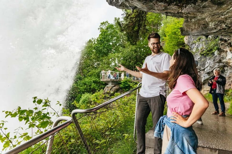 Bergen: Waterfalls of Hardangerfjord Shore Excursion - Fossen bratte brings a more dramatic waterfall setting