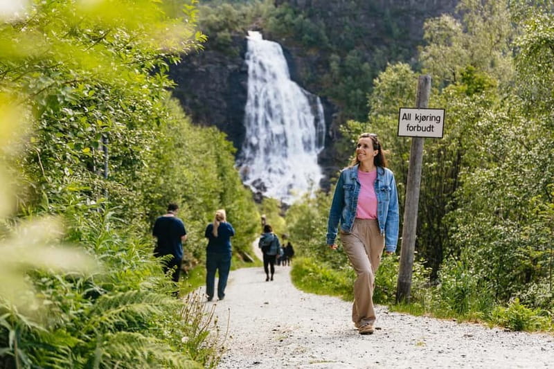 Bergen: Waterfalls of Hardangerfjord Shore Excursion - The first waterfall and a reminder of wartime Norway