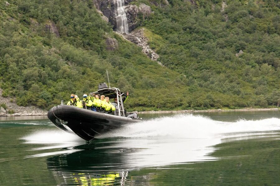 Eidfjord: 1-Hour Fjord RIB Tour - The Hardangerbrua option