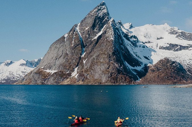 Explore Reinefjord by kayak (3 hours) - A short taste of the open sea