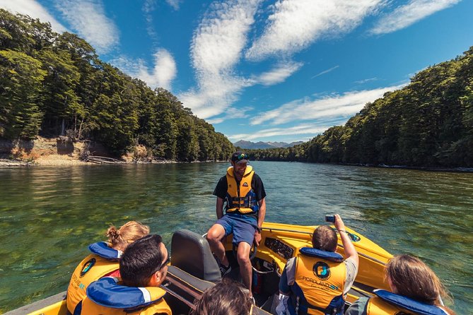 Fiordland Jet Boat and Biking Combo from Te Anau - Racing along the Upper Waiau River