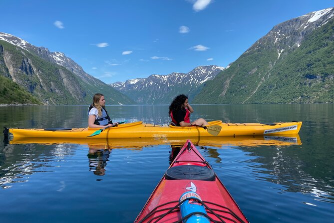 Fjord paddle in Hellesylt - Half Day Kayaking Tour - Paddling the fjord for about three hours