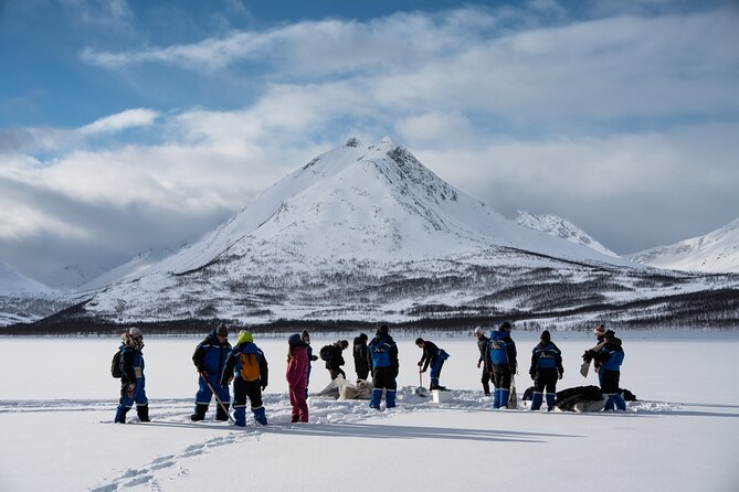 Fjords and Alps Snowshoe Tour in Lyngen Alps - Walking through the Lyngen Alps
