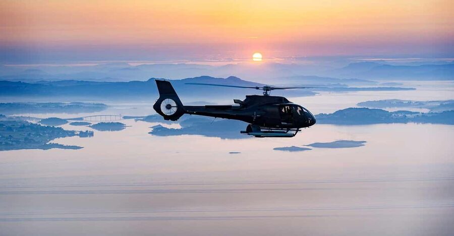 Fjords are best seen from above! - A private helicopter with a personal feel