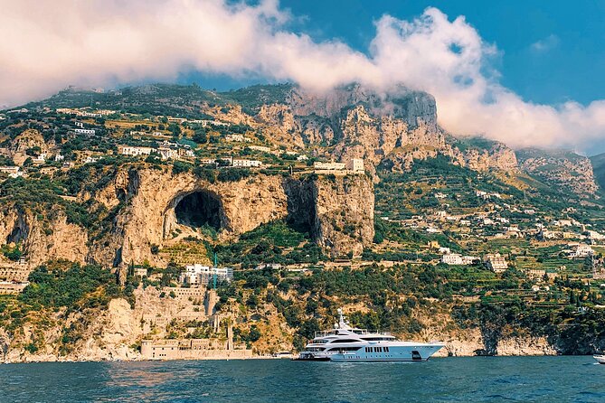 From Amalfi: Coast & Furore Fjord Boat Tour with Swim Break - Amalfi and Atrani from the water