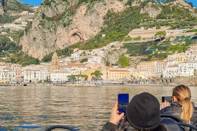 From Amalfi: Coast & Furore Fjord Boat Tour with Swim Break - Minori and Maiori in one coastal sweep