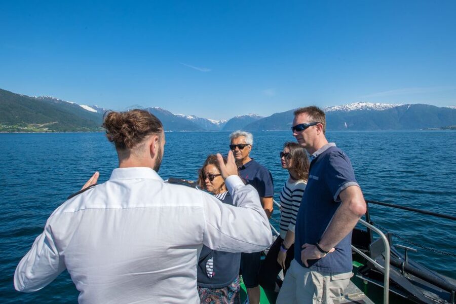 From Balestrand: Guided Fjord & Glacier Tour to Fjærland - Fjærlandsfjord and the approach to the glacier