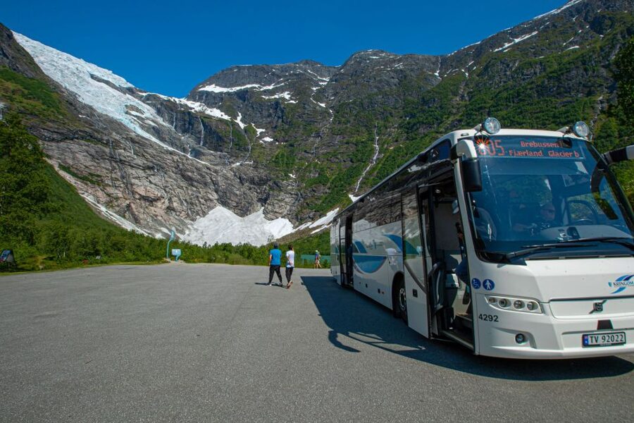 From Balestrand: Guided Fjord & Glacier Tour to Fjærland - The Norwegian Glacier Museum at 13:30