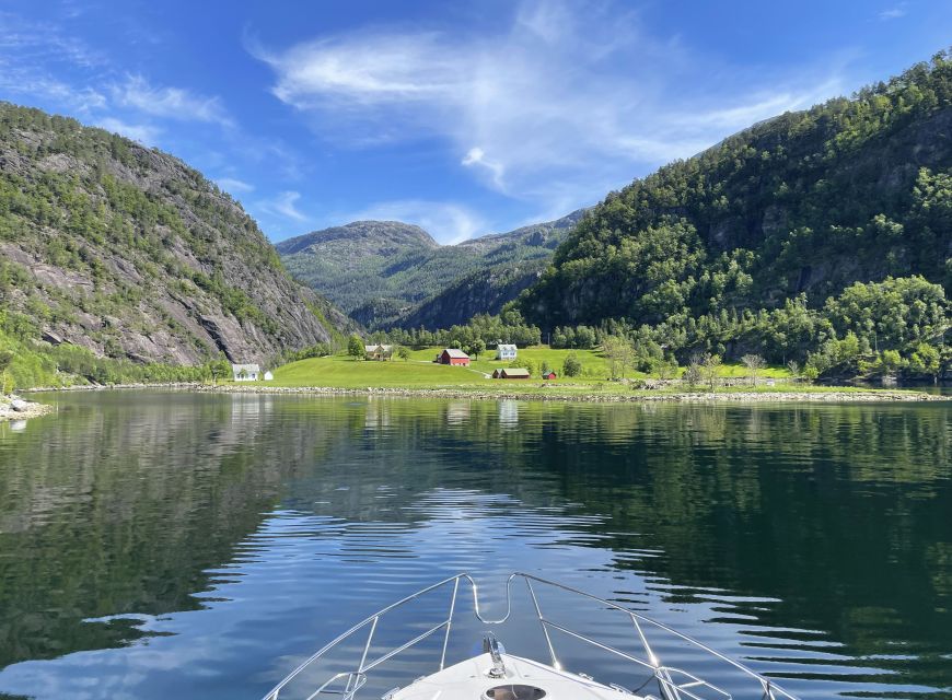From Bergen: Modalen Private Fjord Cruise with Waterfalls - What the private format changes