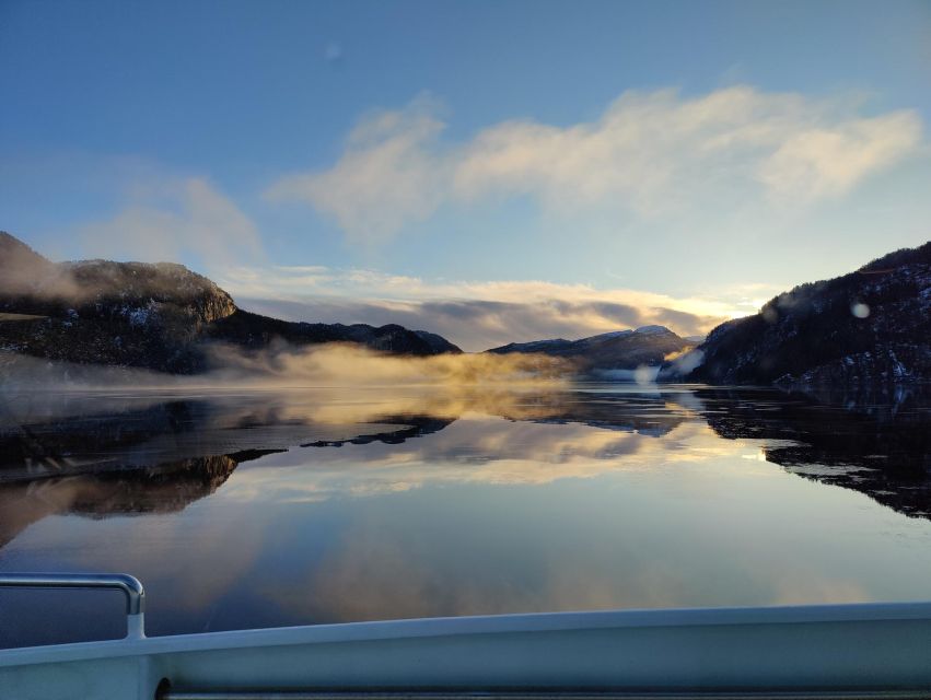 From Bergen: The Original Fjord Cruise to Mostraumen - Winter, ice, rain, and changing routes
