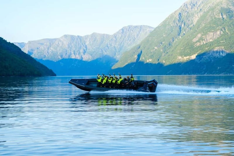 From Hellesylt: Experience Fjordsafari Geirangerfjord on RIB - Seven Sisters waterfall, the first major stop