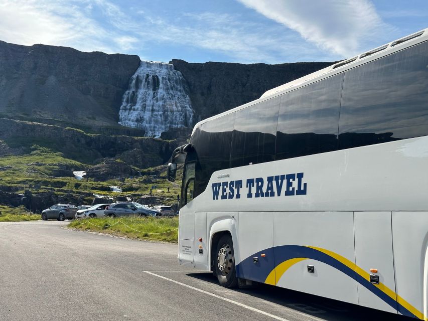 From Isafjordur: Dynjandi Waterfall Guided Day Trip by Bus - Ninety minutes beside the waterfalls