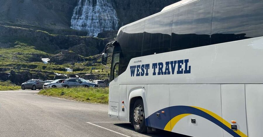 From Isafjordur: Dynjandi Waterfall Guided Day Trip by Bus - The bus ride from Isafjordur
