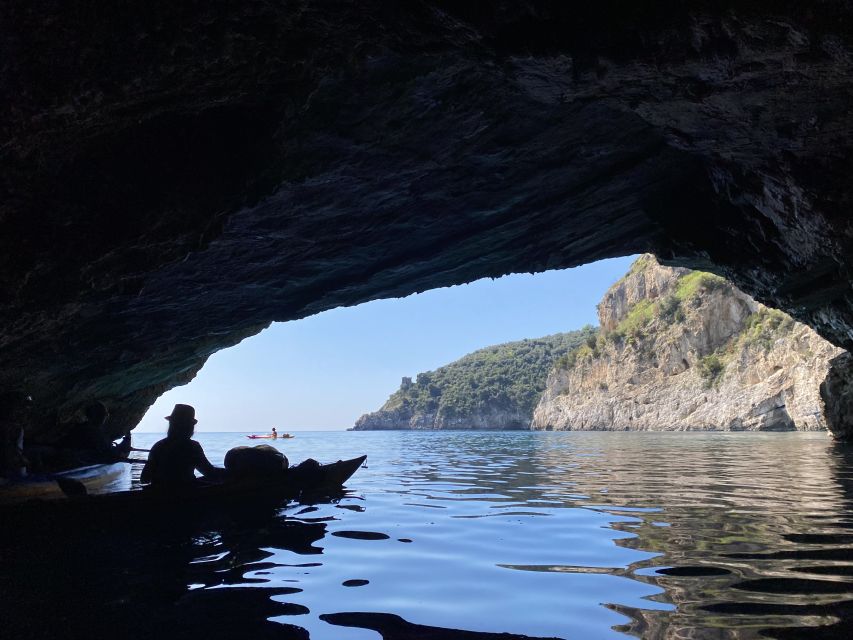 From Nerano: Sorrento Coast to Crapolla Fjord Kayak Tour - From Marina del Cantone to the open water