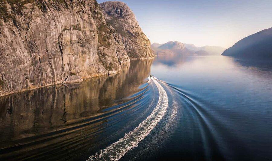 From Stavanger: Lysefjord RIB Boat Tour with Boathouse Visit - Cruising into Lysefjord