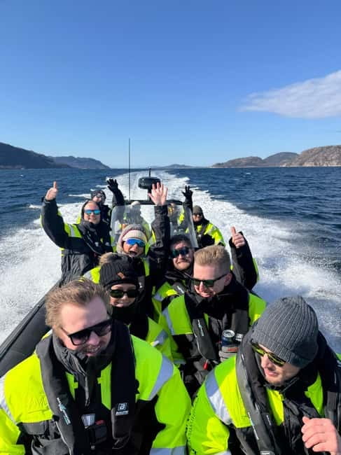 From Stavanger: Lysefjorden & Pulpit Rock Safari by RIB - Thirty minutes through Lysefjord