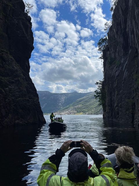 From Stavanger: RIB Tour to Lysefjord - The return run to Stavanger