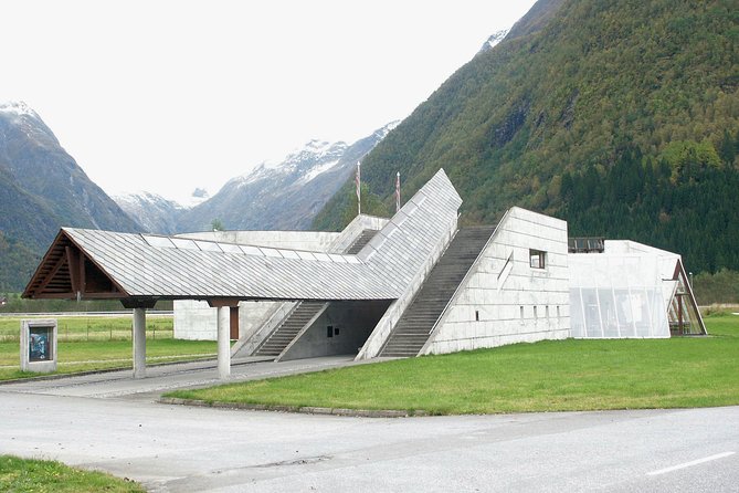 Guided Fjord & Glacier Tour - From BERGEN - The Glacier Museum explains what the ice has done