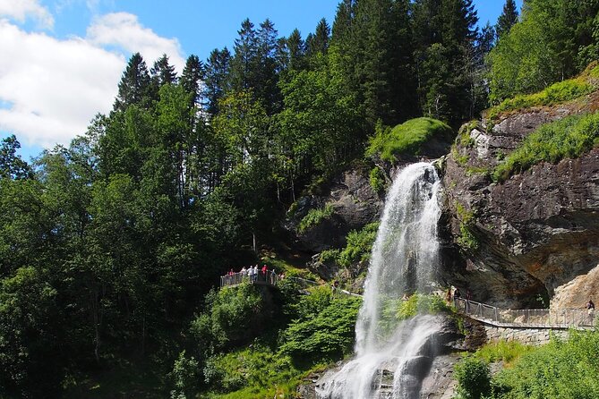 Guided tour to Hardanger Fjord, Waterfalls and Ferry Crossing - Utne offers old wooden houses and a quiet harbor