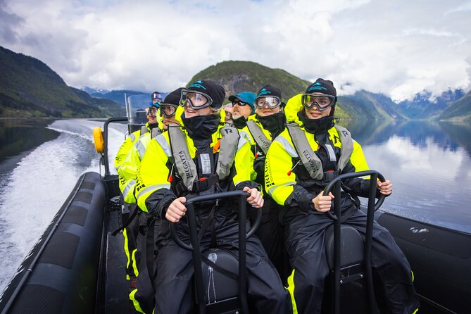 Hardangerfjord Ultimate RIB adventure from Ulvik - The mountain walls of Simadalsfjorden