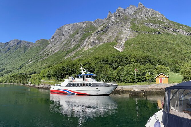 Hjørundfjord Fjord Tour Roundtrip from Ålesund - The narrow opening at Vegsund