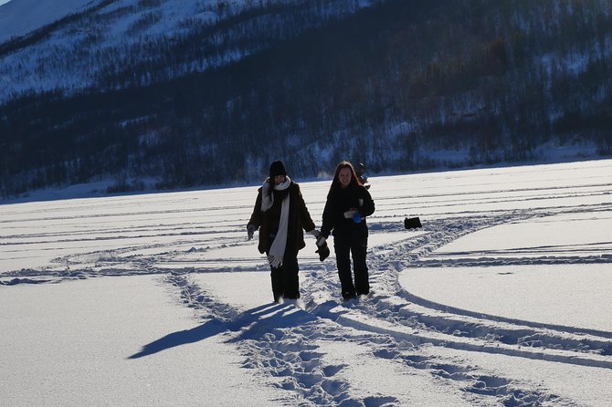Ice Fishing On The Fjord - Who Will Enjoy This Most?