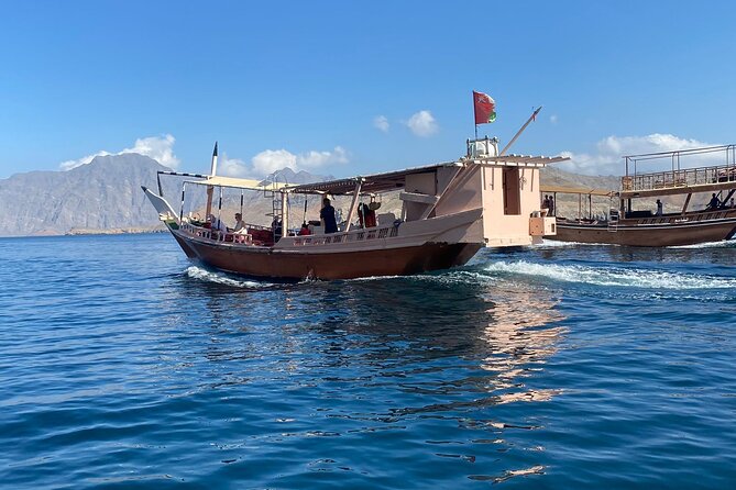 Khasab Dhow Cruise To Musandam Fjords With Lunch Onboard - Leaving Khasab aboard a carpeted Omani dhow