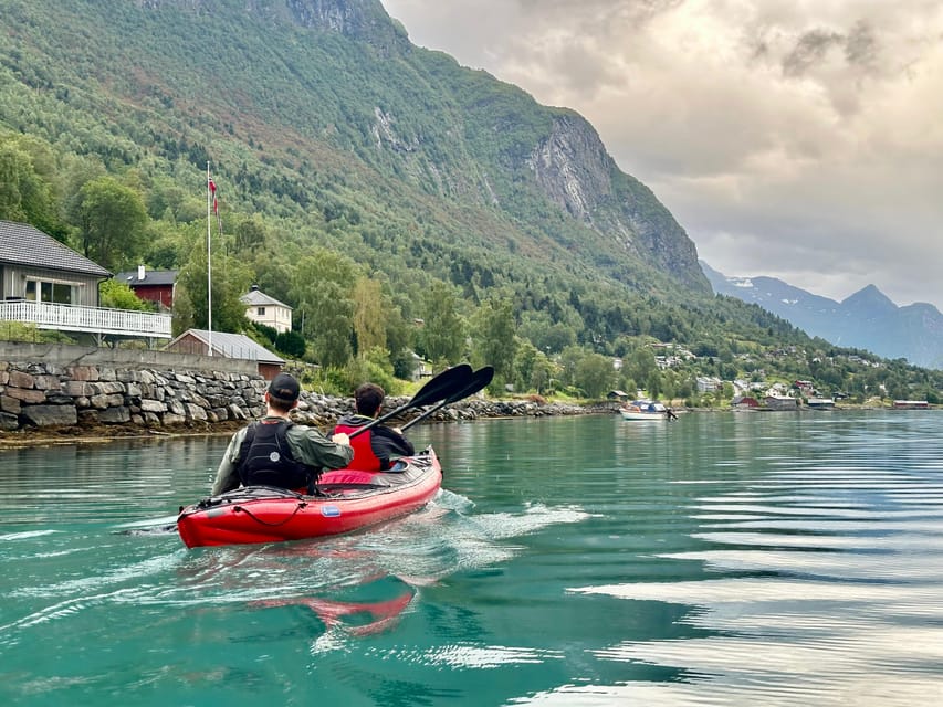 Olden: Experience Beginner-friendly Fjord Kayaking - Olden’s bigger picture: glacier, lake, and skylift