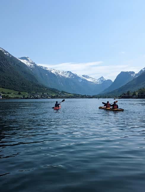 Olden: Fjord Kayaking + Drysuit & Safety Boat - Why Olden is a fine place to kayak
