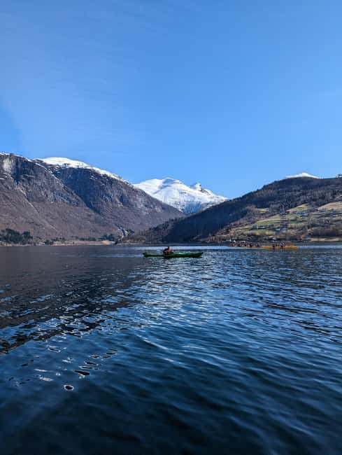 Olden: Fjord Kayaking + Drysuit & Safety Boat - Who should book this outing?