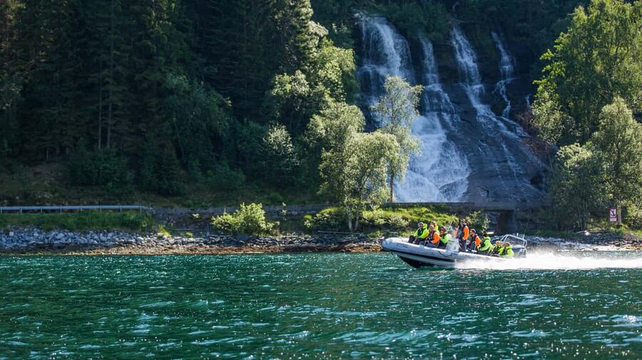 Olden: Nordfjord RIB Boat Tour - Waterfalls, cliffs, and villages along Nordfjord