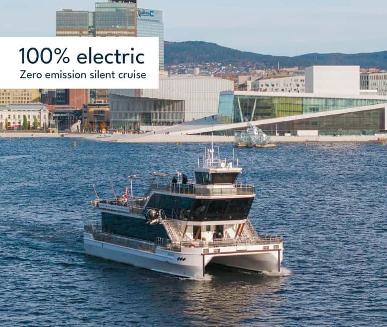 Oslo: Guided Sightseeing Fjord Cruise on Premium Silent Boat - Setting off from Rådhusbrygge 2