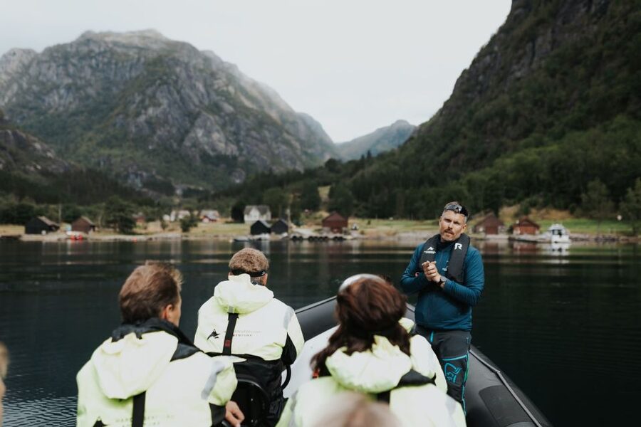 Øystese: Hardangerfjord RIB safari to the Fyksesund branch - Forty-five minutes inside roadless Fyksesund