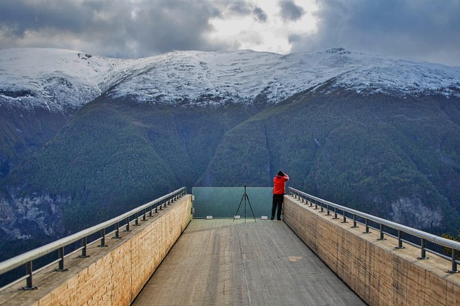 PRIVATE GUIDED TOUR: World Heritage Fjord Landscape – Viking Special – from Flåm - Stegastein and the Aurlandsfjord from above