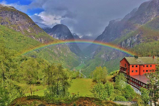 PRIVATE GUIDED TOUR: World Heritage Fjord Landscape – Viking Special – from Flåm - Stalheimskleiva, waterfalls, and the Nærøydalen view