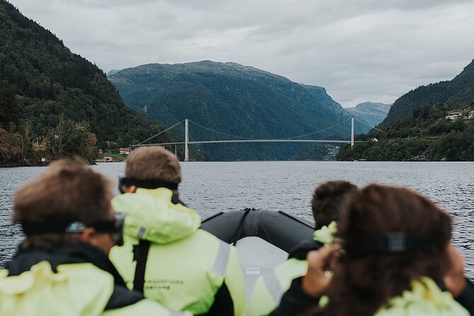 Scenic Hardangerfjord & Fyksesund RIB adventure from Norheimsund - From Norheimsund into the broad Samlafjorden