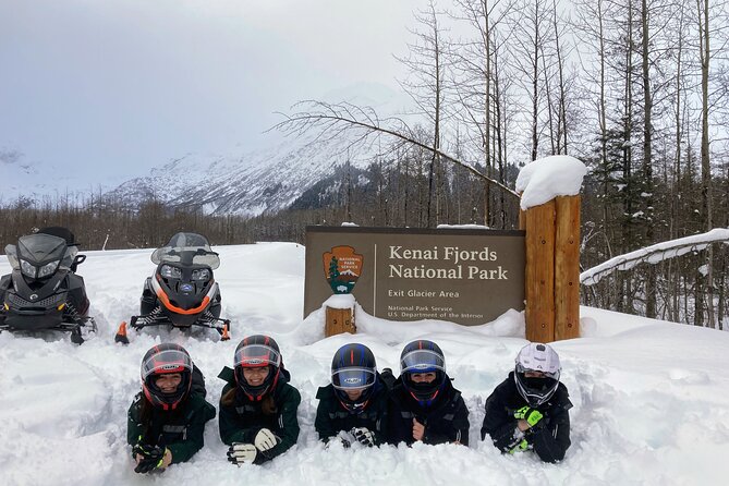 Snowmobile and Snowshoe Dual Adventure in Kenai Fjords NP - Getting outfitted for the cold