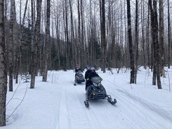 Snowmobile Classic Tour in Kenai Fjords National Park - Riding toward Exit Glacier