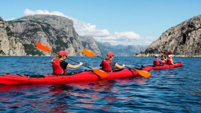 Guided Kayaking in Lysefjord