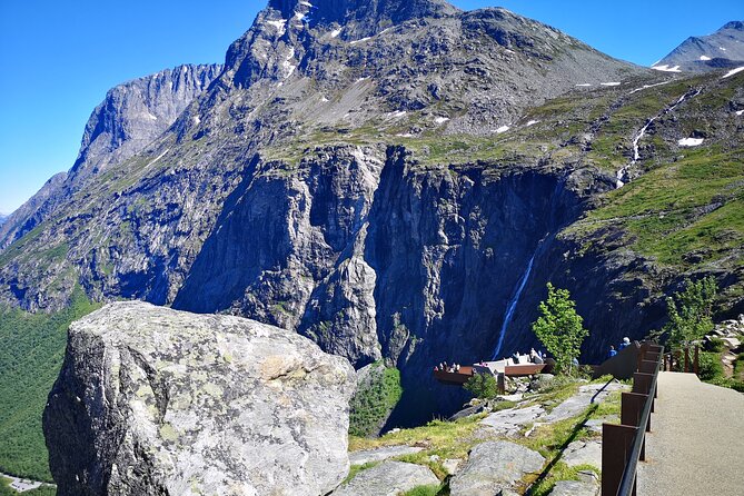 Trollstigen 100% Highlights Fjord to Troll 10 stops 16 seats max - Stordal and Kokarsteinen reveal the older road