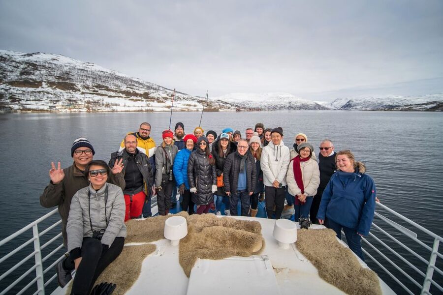 Tromsø: Arctic Fjord Cruise & Fishing Experience - Winter views and changing weather