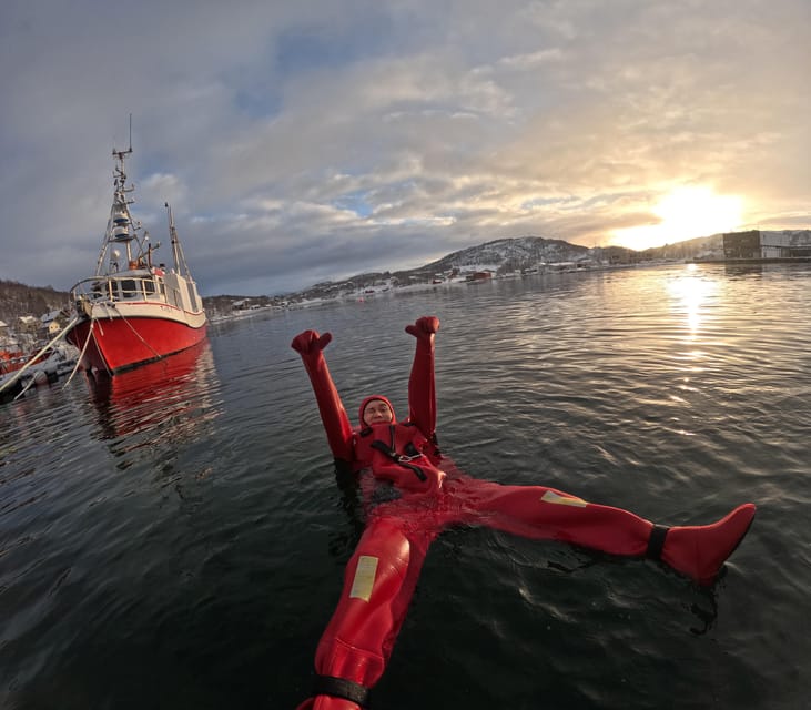 Tromsø: Arctic Fjord Floating in Survival Suit - The Arctic floating experience at a glance