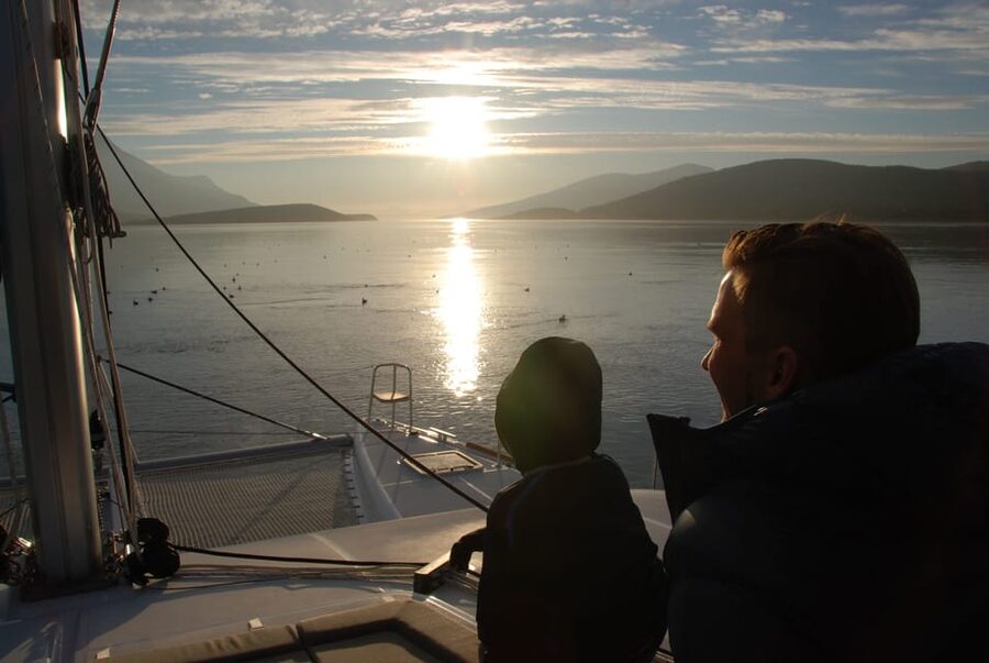 Tromsø: Fjord and Islands Luxury Catamaran Cruise - Thermal suits make the open deck possible