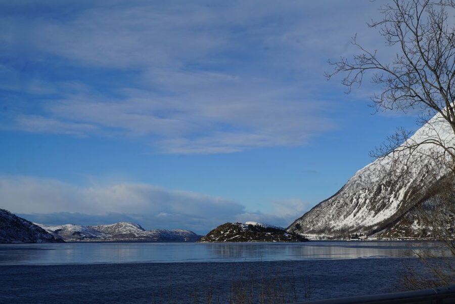 Tromsø: Fjord Sightseeing in a Tesla X Luxury Electric Car - Ersfjord shows the tour at its most inviting