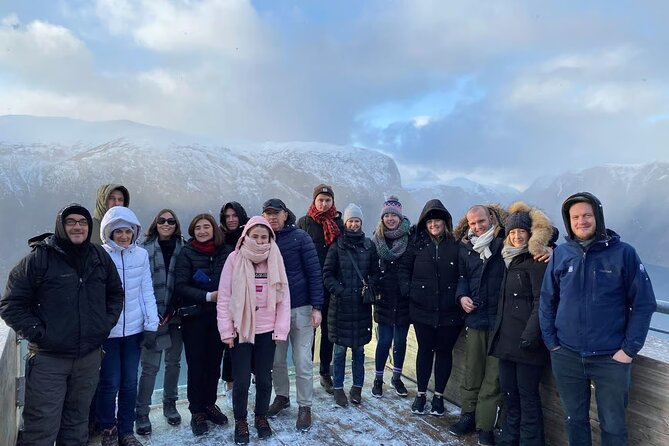 Winter Fjord Tour to Nærøyfjord, Flam and Stegastein from Bergen - The guide can shape the whole day